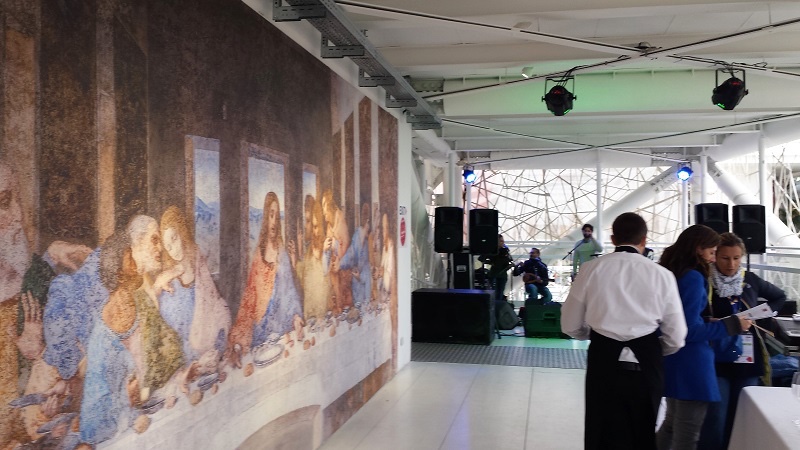 Riproduzione del Cenacolo nello spazio Alessandro Rosso Group a Expo Milano 2015