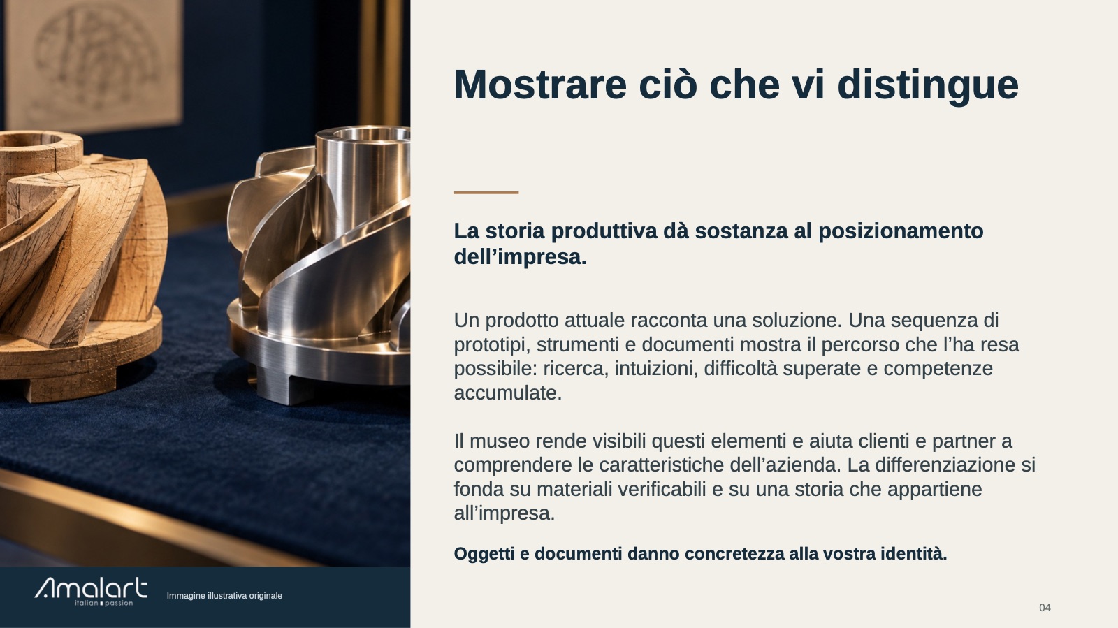 Prototipo in legno e prodotto finito