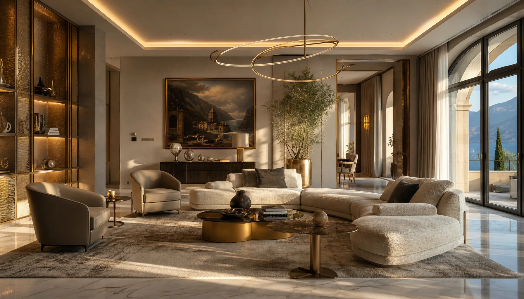Visualizzazione del progetto del Salotto Italia–Cina