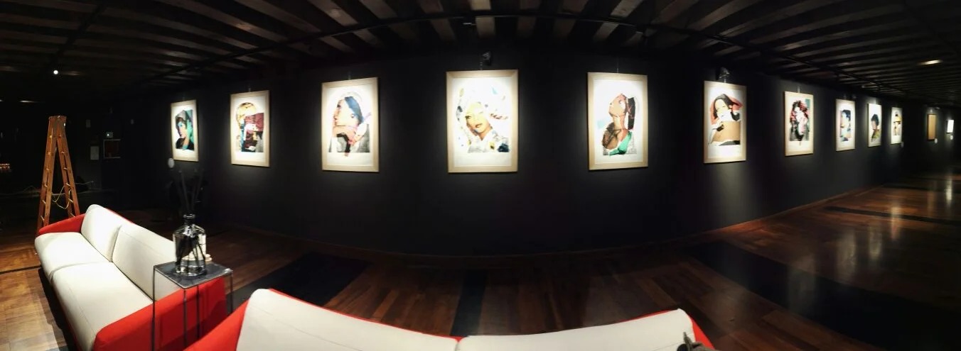 Allestimento della mostra Warhol Superstar a Casa dei Carraresi